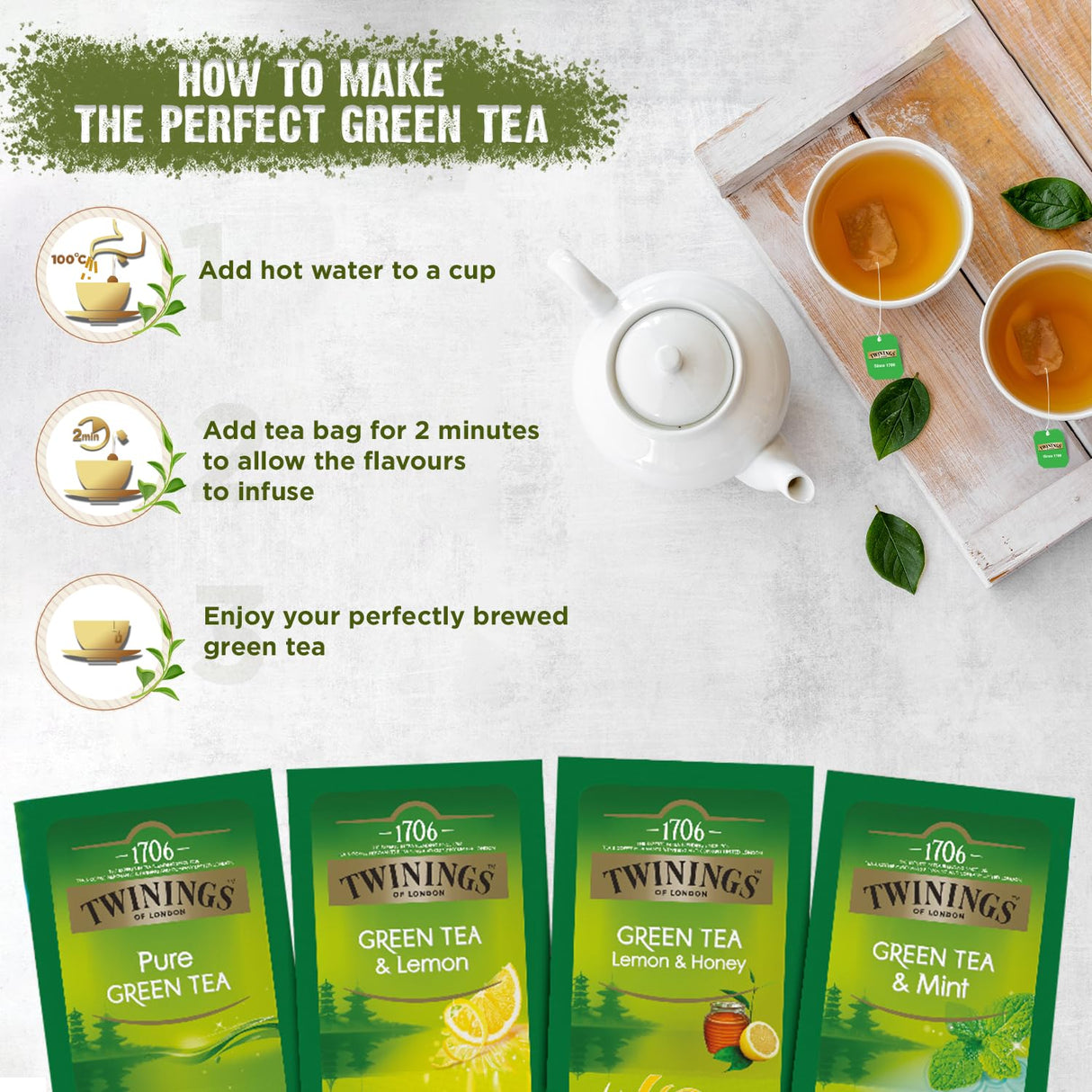 Twinings Green Tea Collection Box 24 Bags