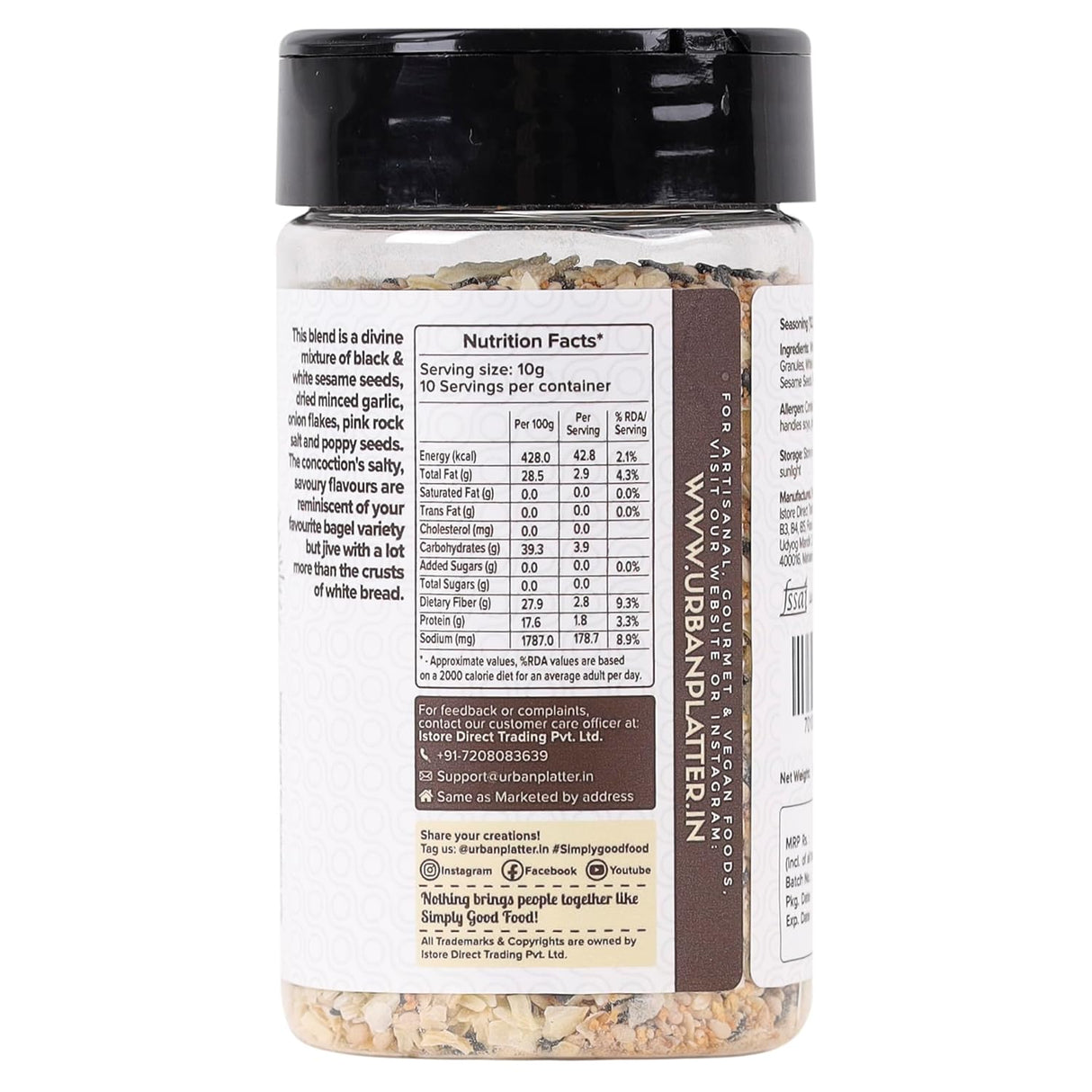 Urban Platter Bagel Seasoning 100g