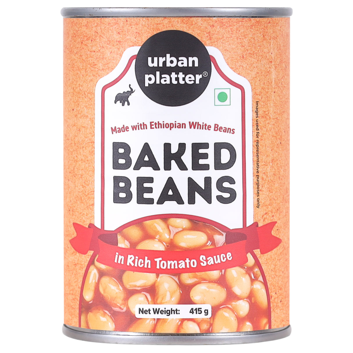 Urban Platter Baked Beans In Rich Tomato Sauce 415g