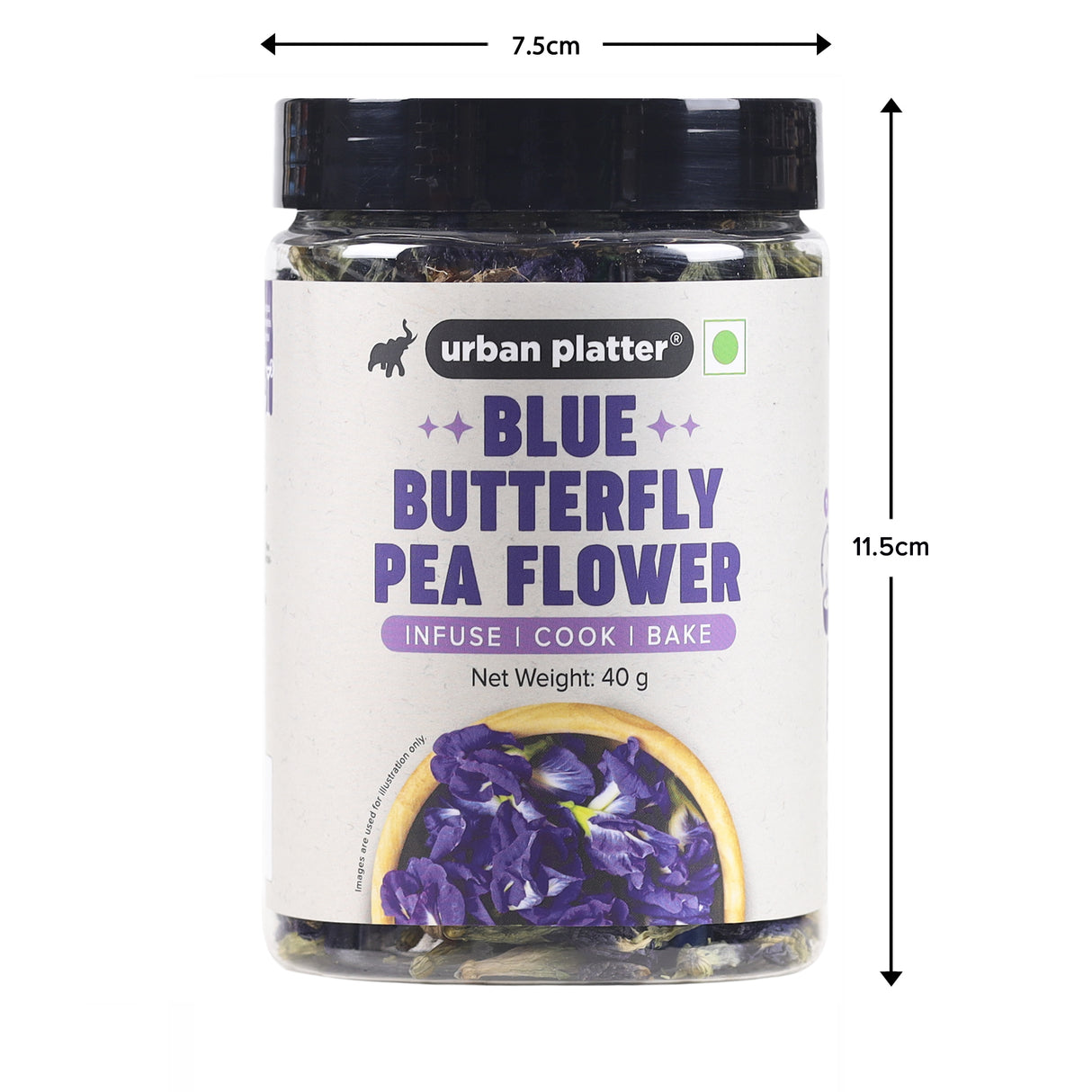 Urban Platter Blue Butterfly Pea Flower 40g