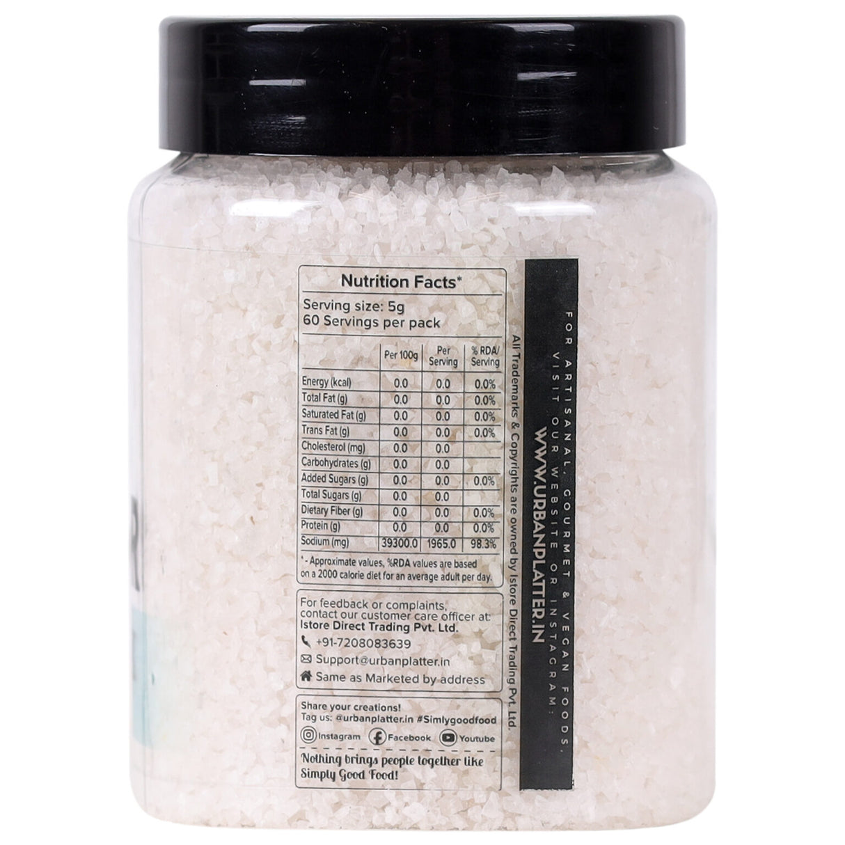 Urban Platter Kosher Salt 300G