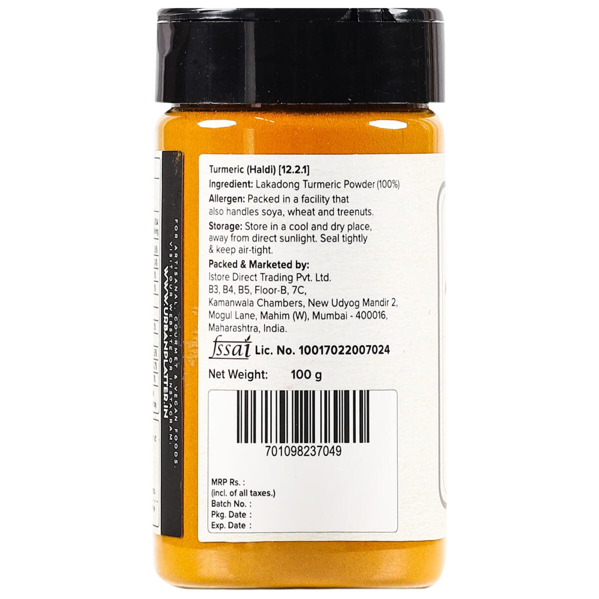 Urban Platter Lakadong Turmeric Powder 100g