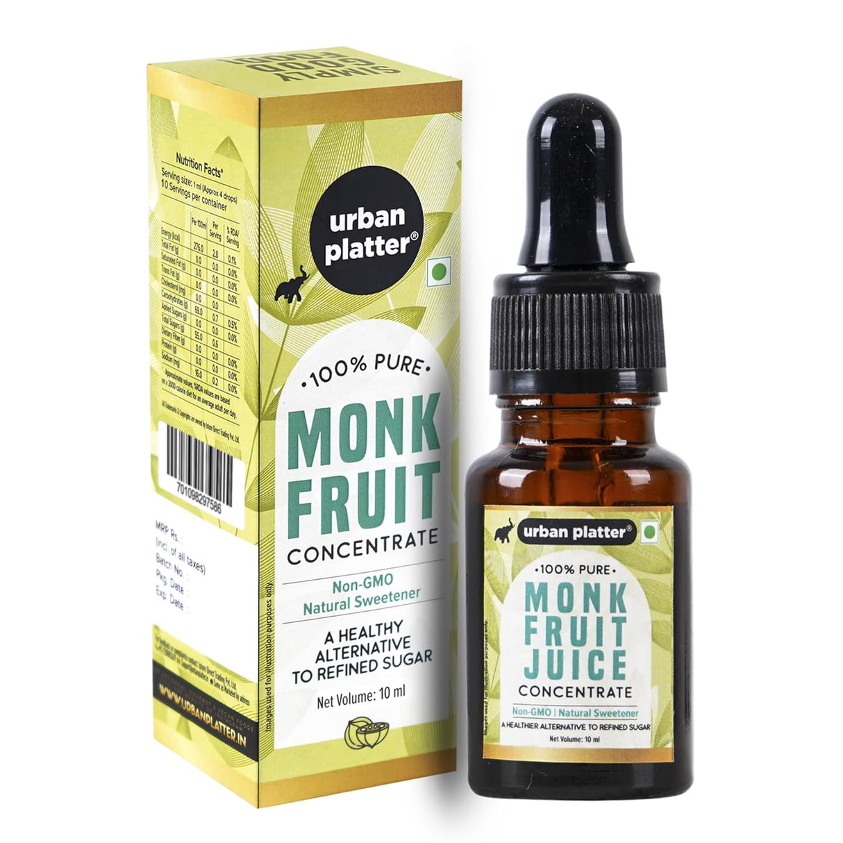 Urban Platter Monk Fruit Juice Concentrate 10ml