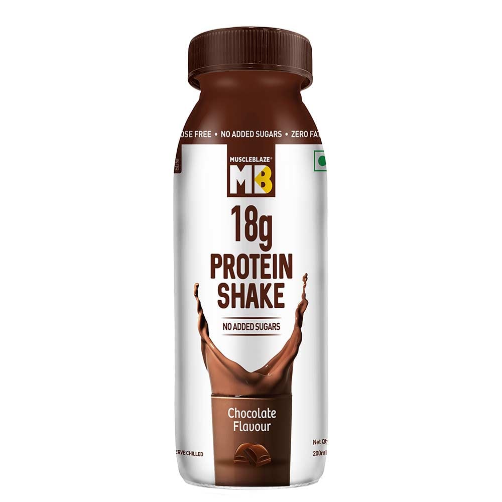 Muscleblaze 18g Protein Shake Chocolate 200ml