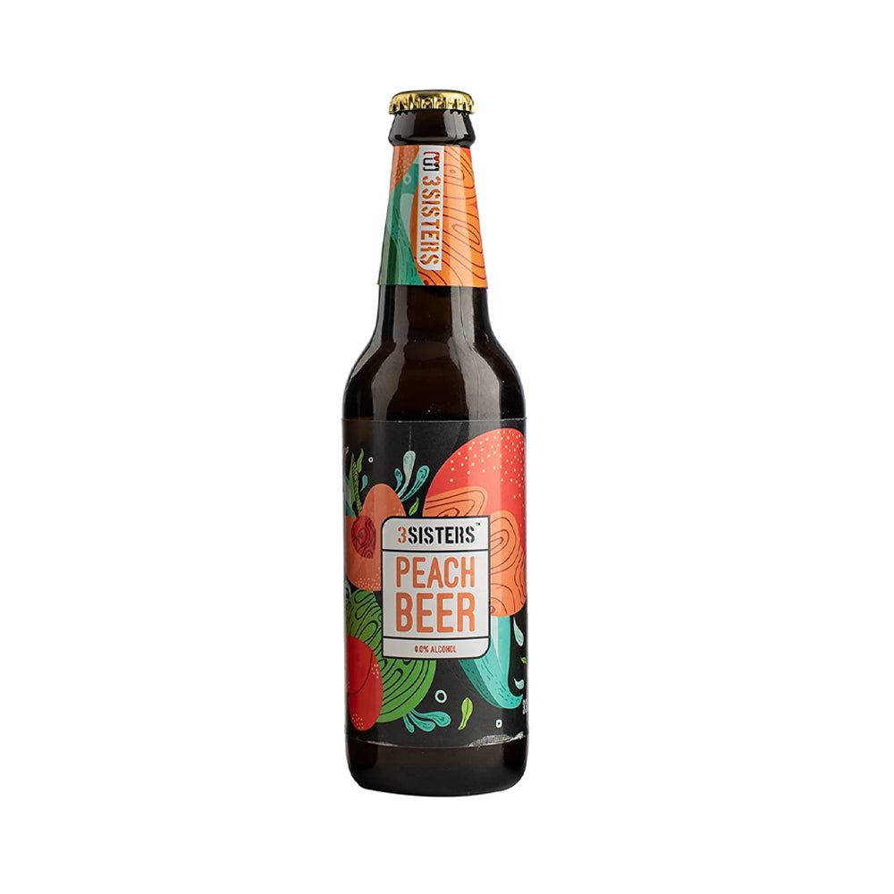 3Sisters Peach Non Alcoholic Beer 330ml