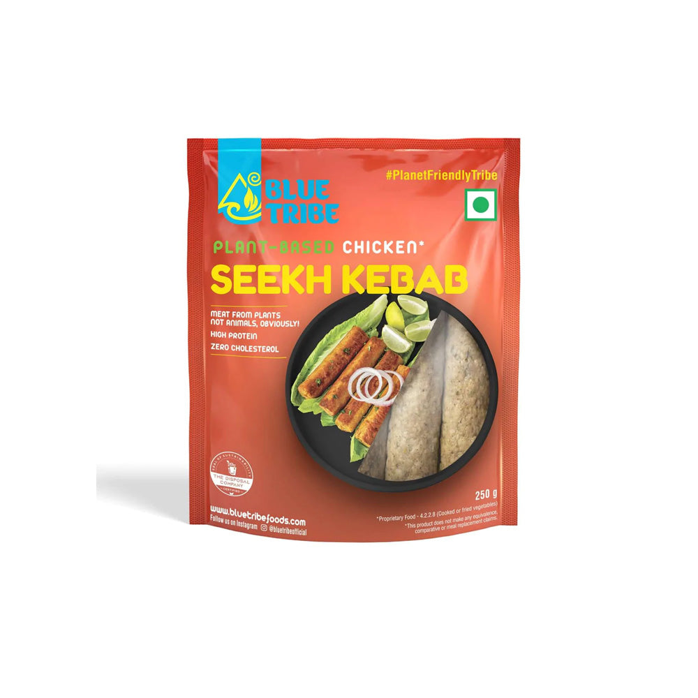 Blue Tribe Plant Based Chicken Seekh Kebab 250g