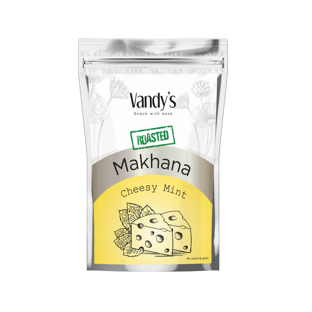 Vandys Cheesy Mint Roasted Makhana 60g