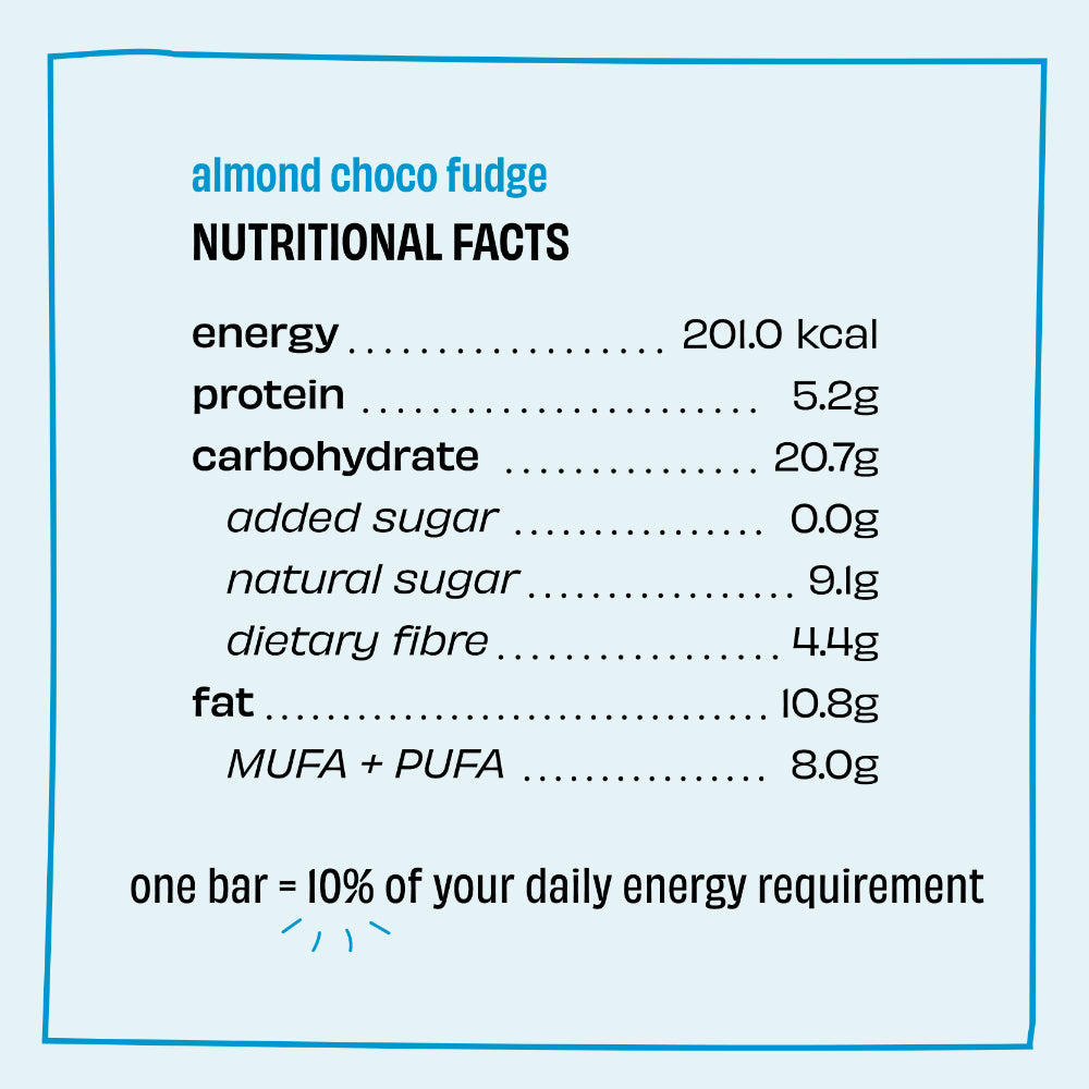 The Whole Truth Almond Choco Fudge Energy Bar 40G