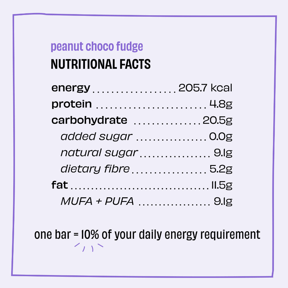 The Whole Truth Peanut Cocoa Fudge Energy Bar 40G