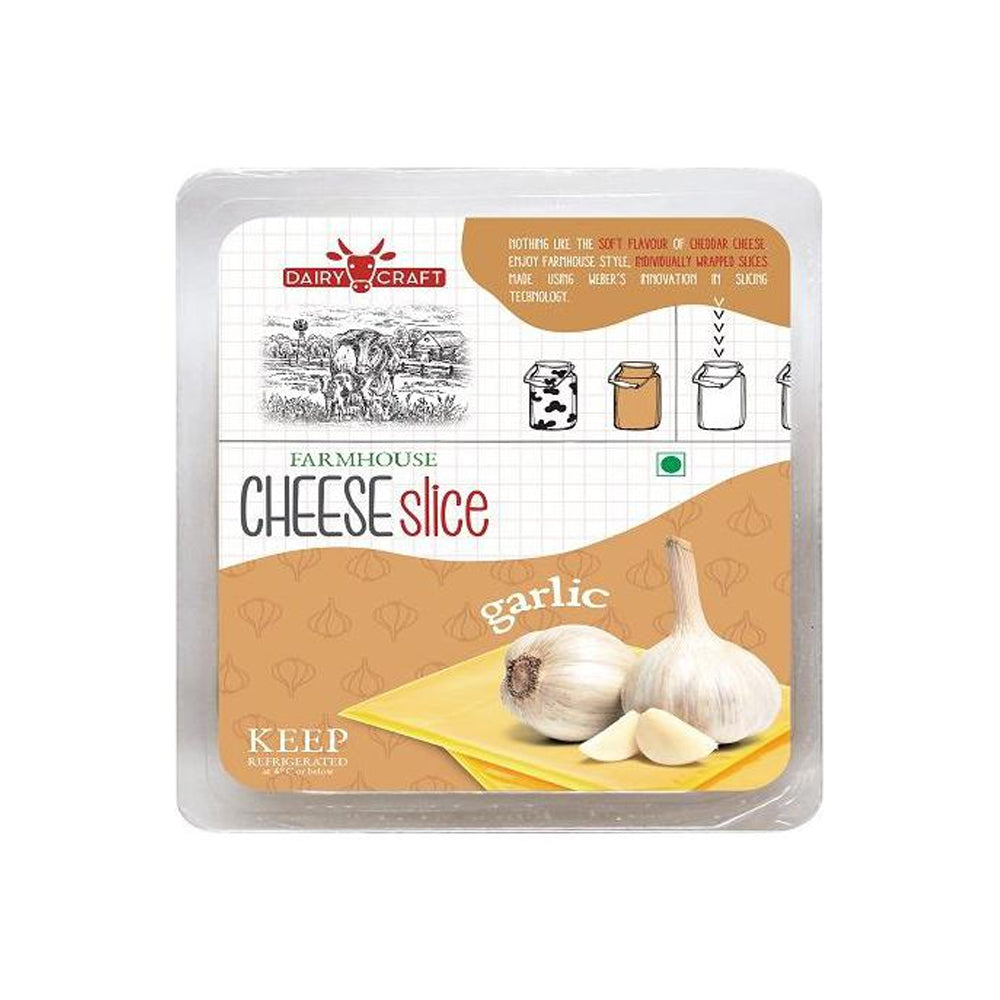 Dc Cheese Slices Garlic 200G