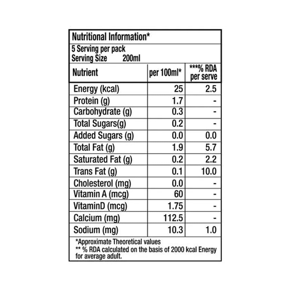 Epigamia Almond Unsweetened 1L