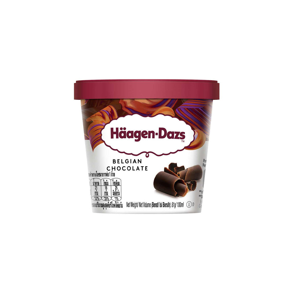 Haagen Dazs Belgian Chocolate 100ml