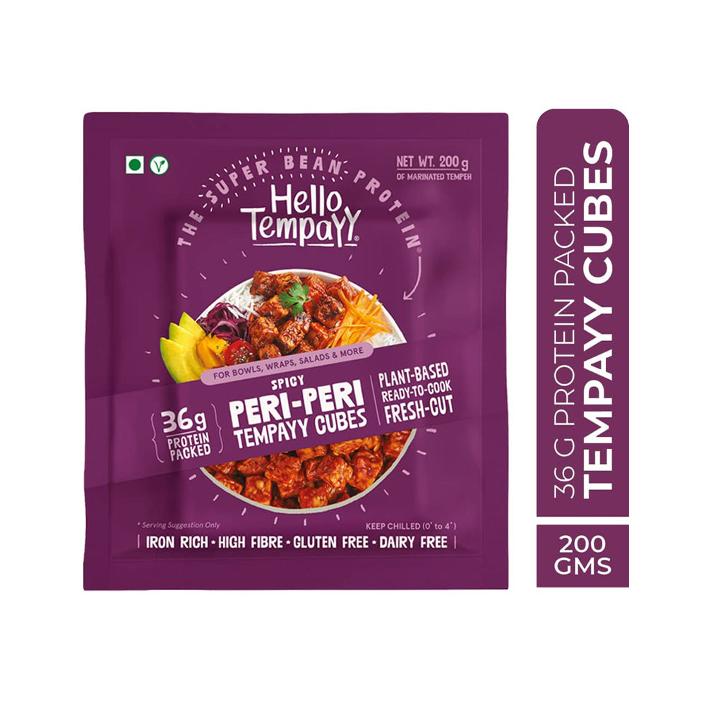 Hello Tempayy Spicy Peri Peri Tempayy Cubes 200g