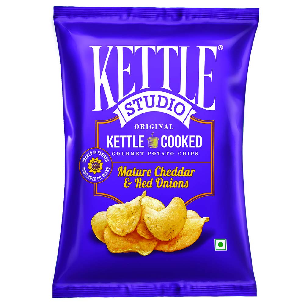 Kettle Mature Cheddar And Red Onions 125G