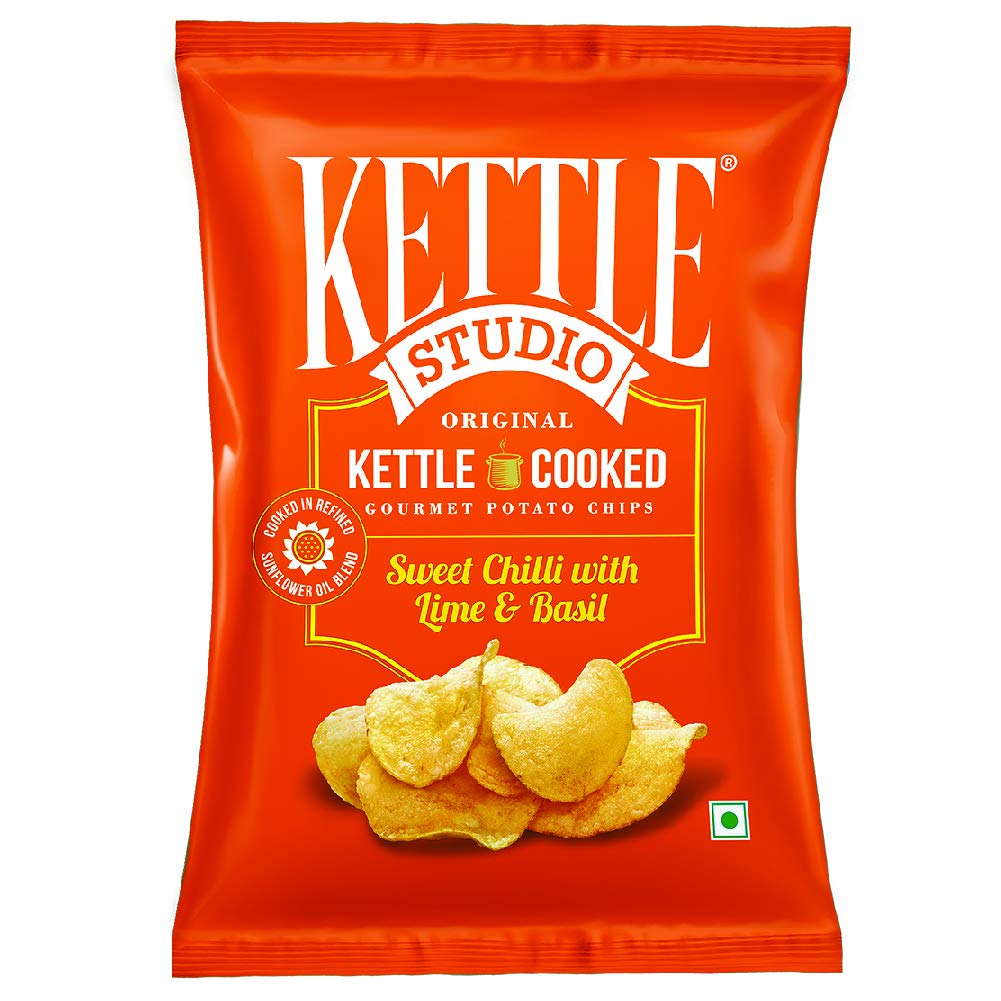 Kettle Sweet Chilli With Lime And Basil 125G