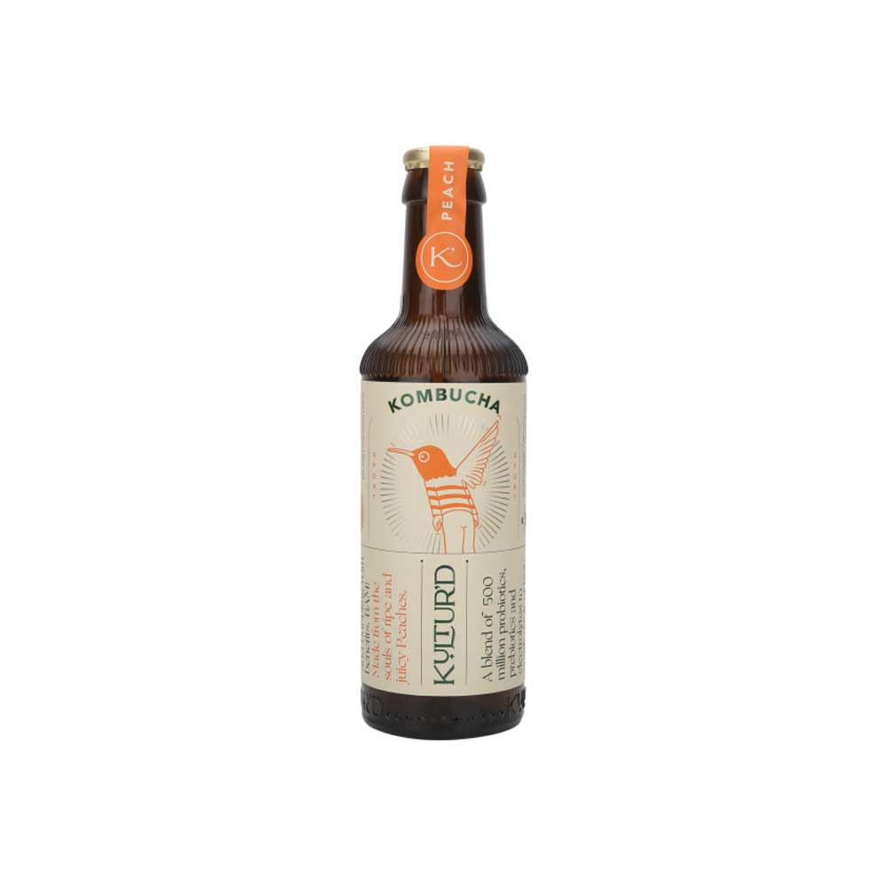 Kulturd Peach Kombucha 220 ml