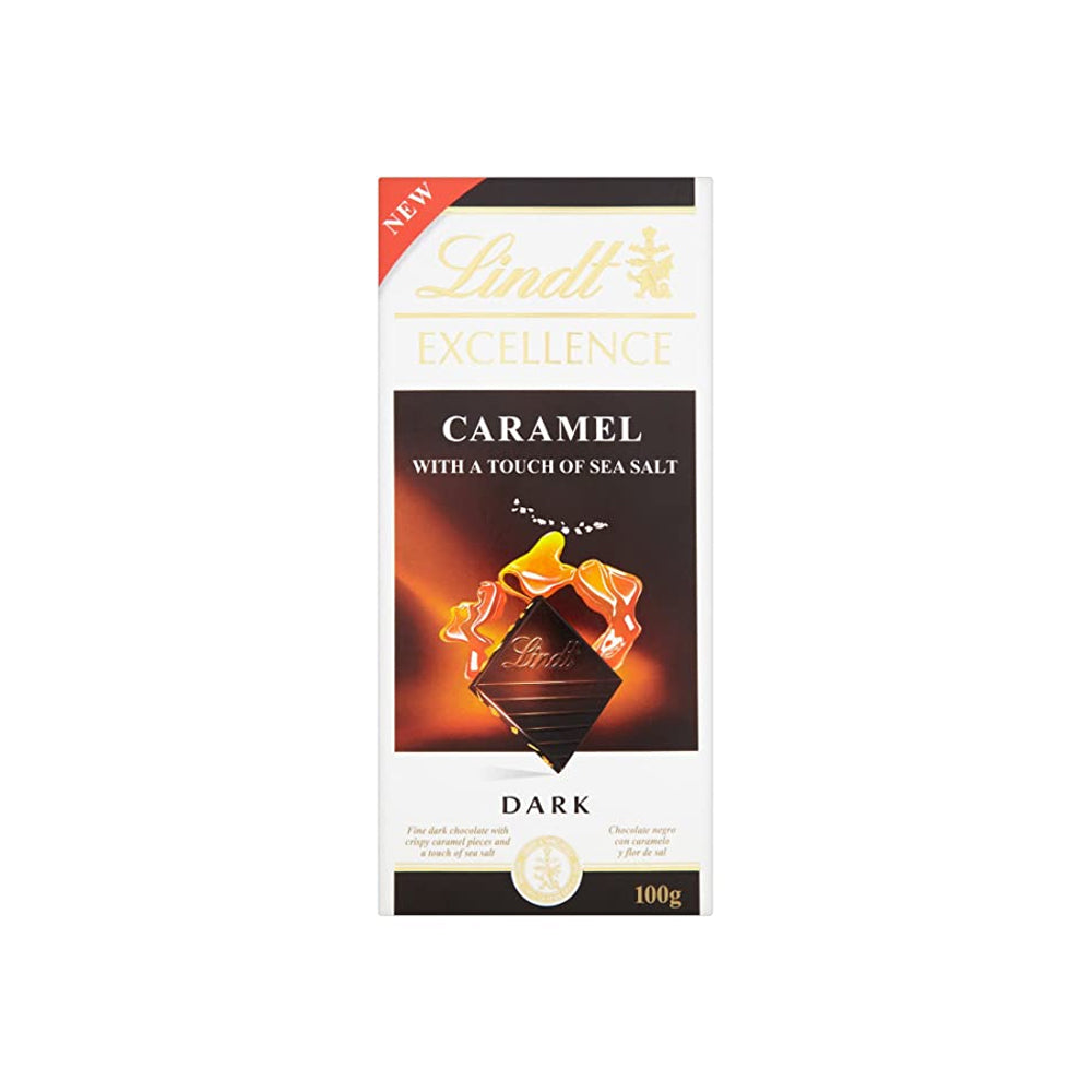 Lindt Excellence Caramel Sea salt Dark Chocolate 100g