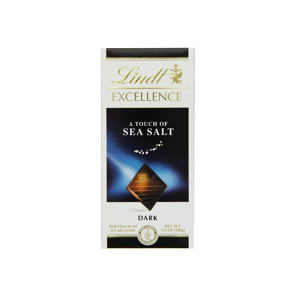 Lindt Excellence Dark With Sea Salt Dark 100G