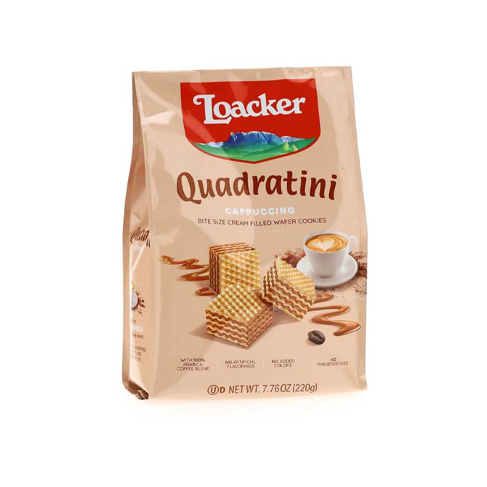 Loacker Quadratini Cappuccino 110G