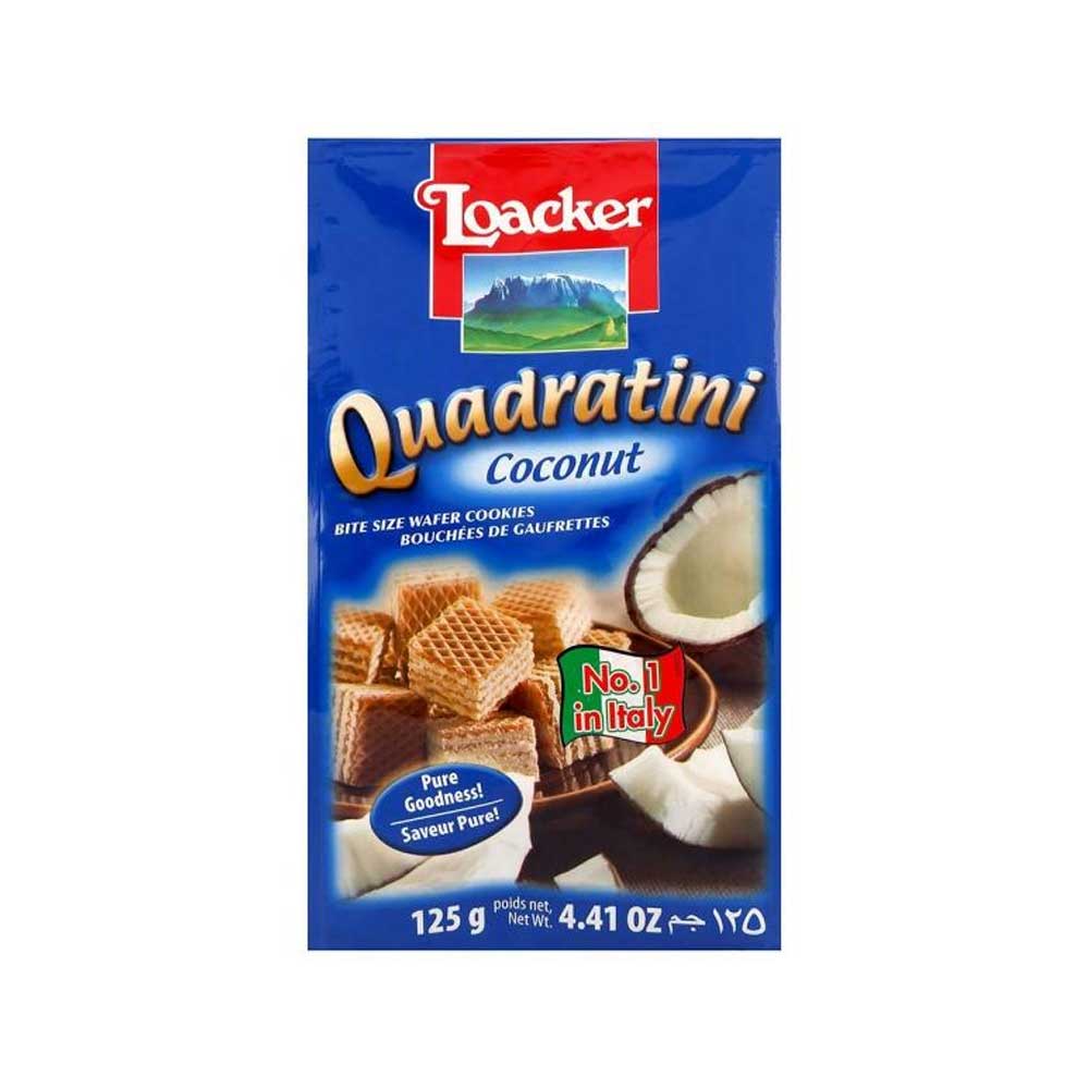 Loacker Quadratini Coconut 110g