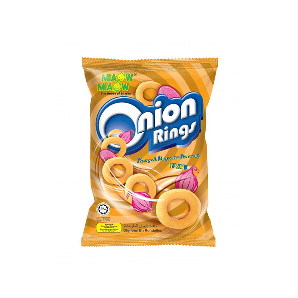 Miaow Miaow Onion Rings Chips 60G