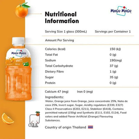 Mogu Mogu Orange juice 300ml