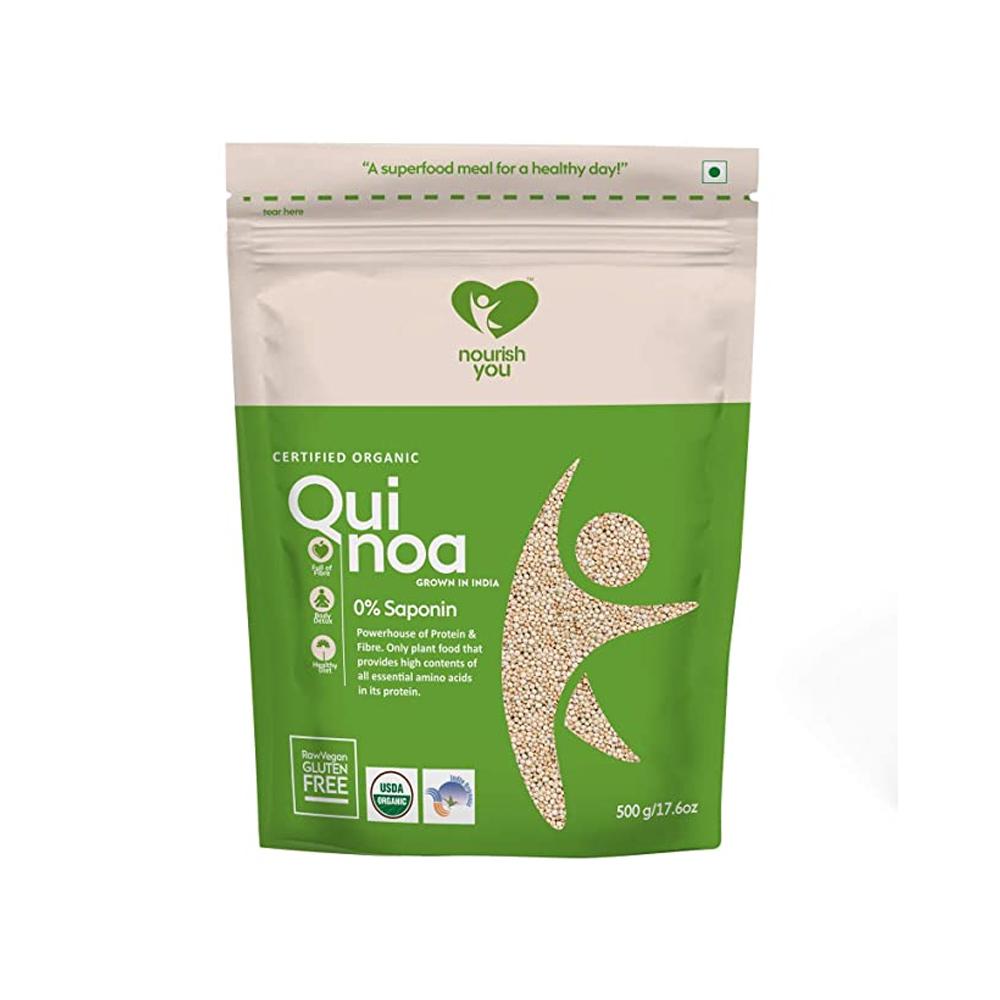 NOURISH YOU WHITE QUINOA 500G - Chennai Grocers