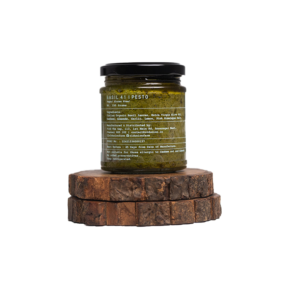 Old Union Farm Italian Basil Pesto Vegan 190g