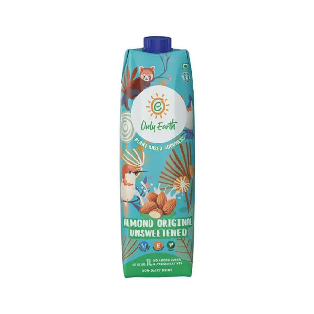 Only Earth Almond Unsweetened 1L