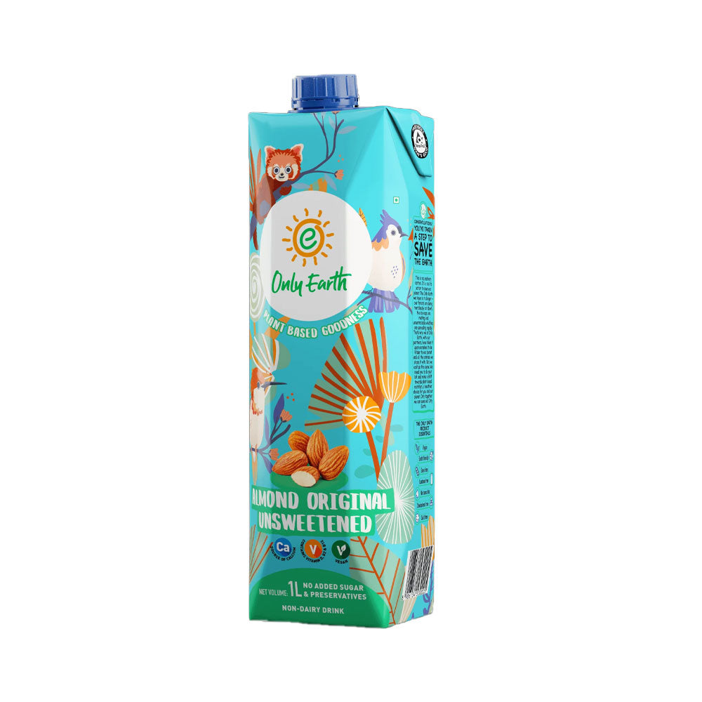 Only Earth Almond Unsweetened 1L