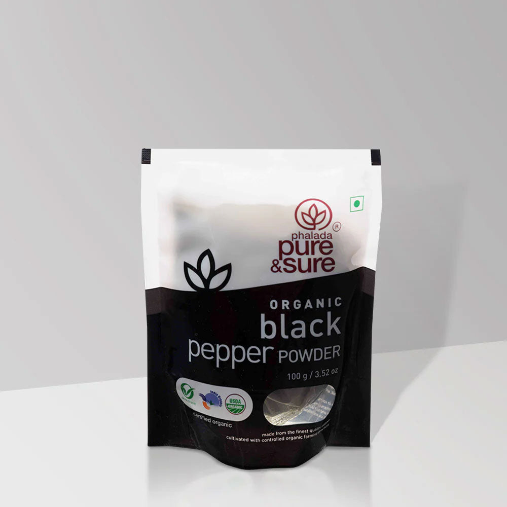 Phalada Pure & Sure Organic Black Pepper Powder 100g