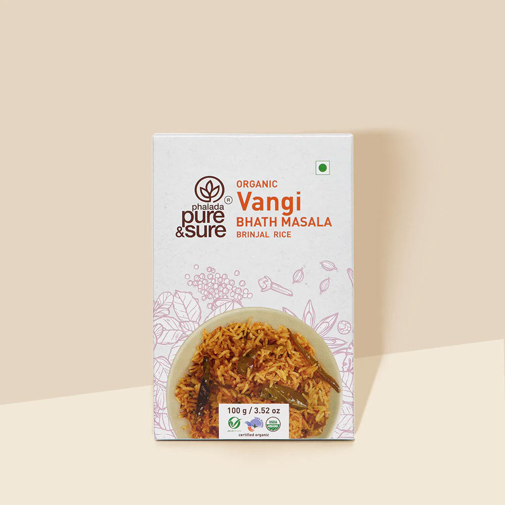 Phalada Pure&Sure Organic Vangi Bhath Powder 100g