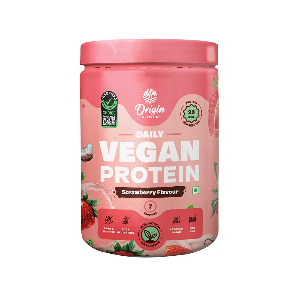 Origin Nutrition Vegan Protein Strawberry Flavour 290G