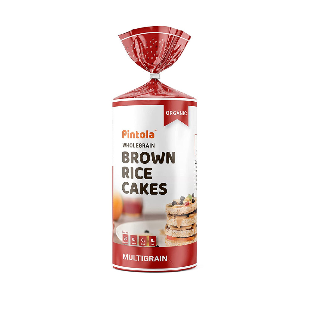 Pintola Brown Rice Cakes Multigrain Unsalted 125G