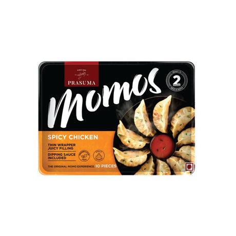 Prasuma Spicy Chicken Momos 10Pcs - Chennai Grocers