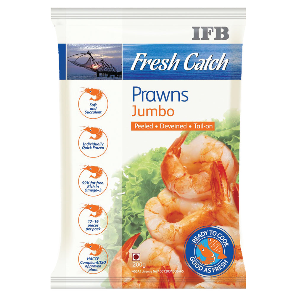 Ifb Fresh Catch Jumbo Prawns 200G