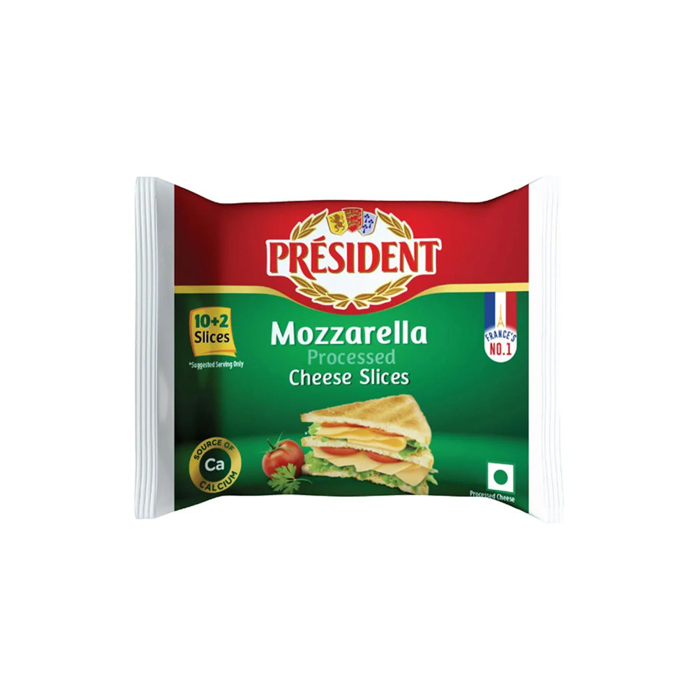 President Mozzarella Cheese Slices 204g