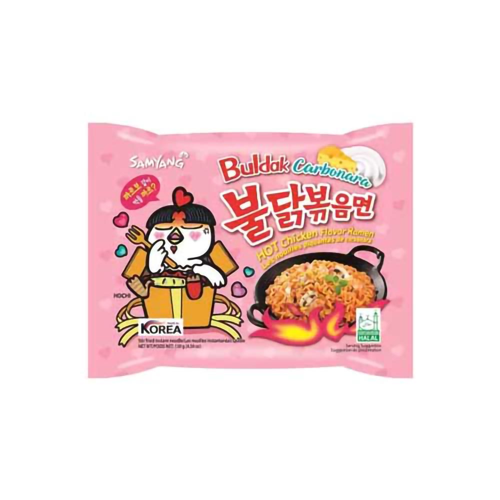 Samyang Hot Chicken Ramen Carbonara Noodles 130g