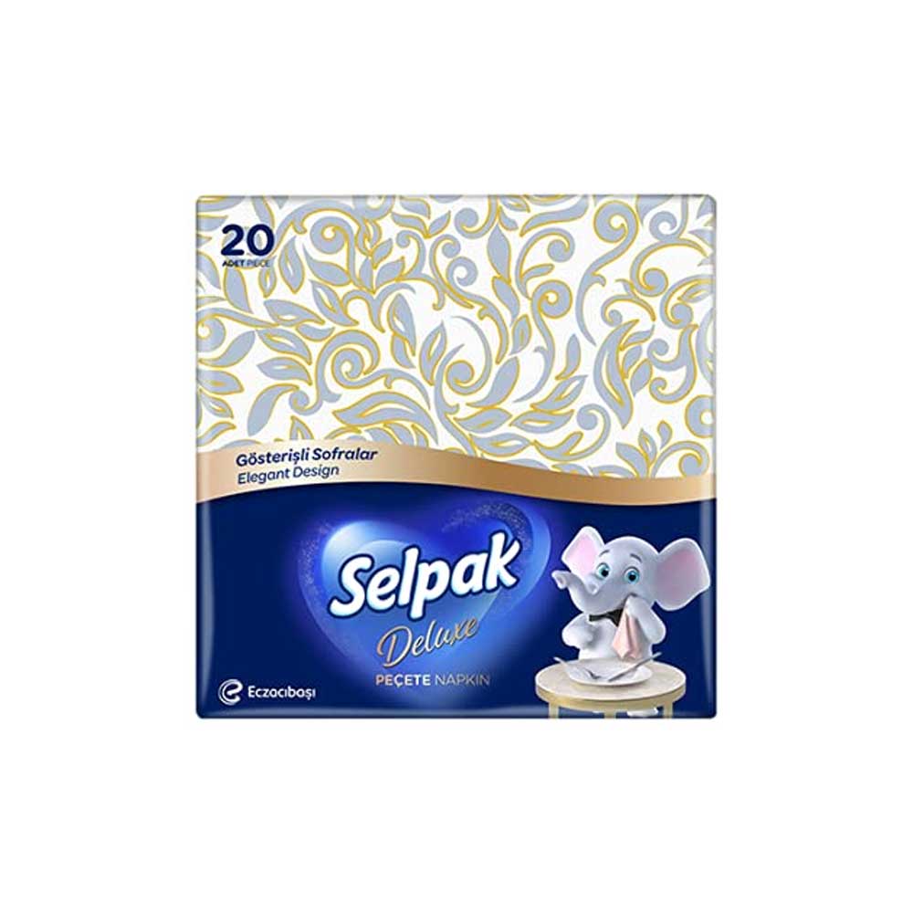 Selpak Deluxe Printed Napkins 20 Pcs