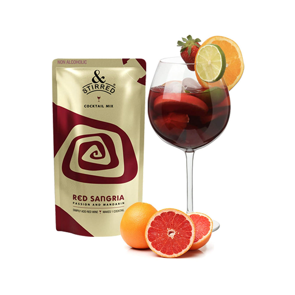 Stirred Red Sangria Passion And Mandarin Cocktail Mix 100ml