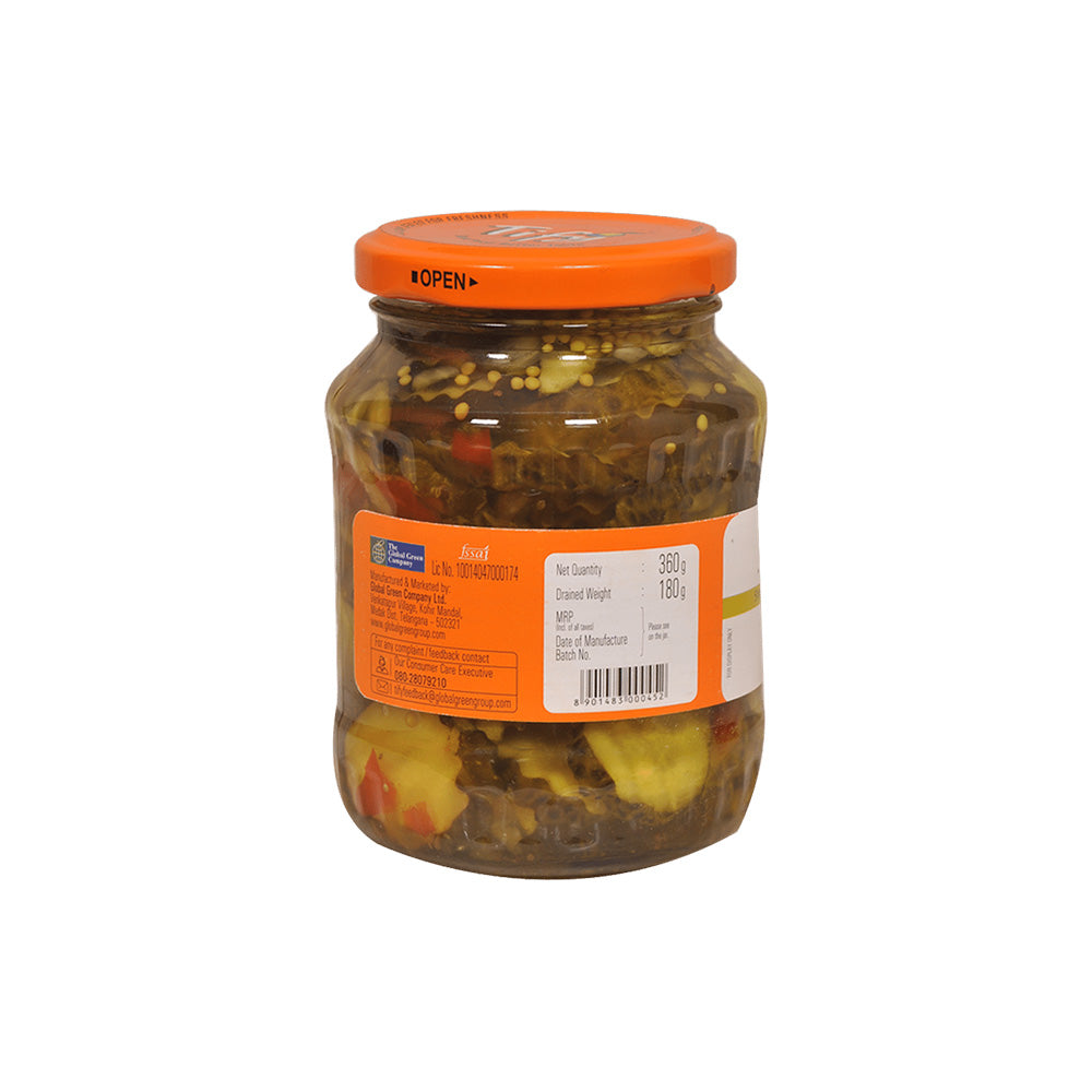 Tify Gherkins Sweet Heat Chips 370g