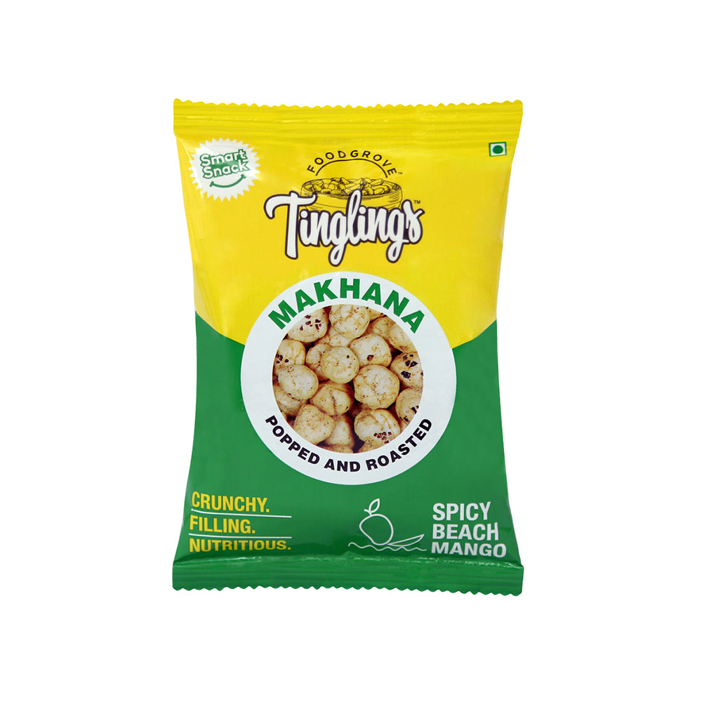 Tinglings Spicy Beach Mango Makhana 20g