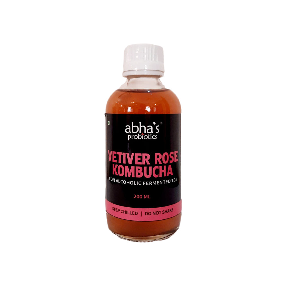 Abhas Probiotics Vetiver Rose Kombucha 200ml