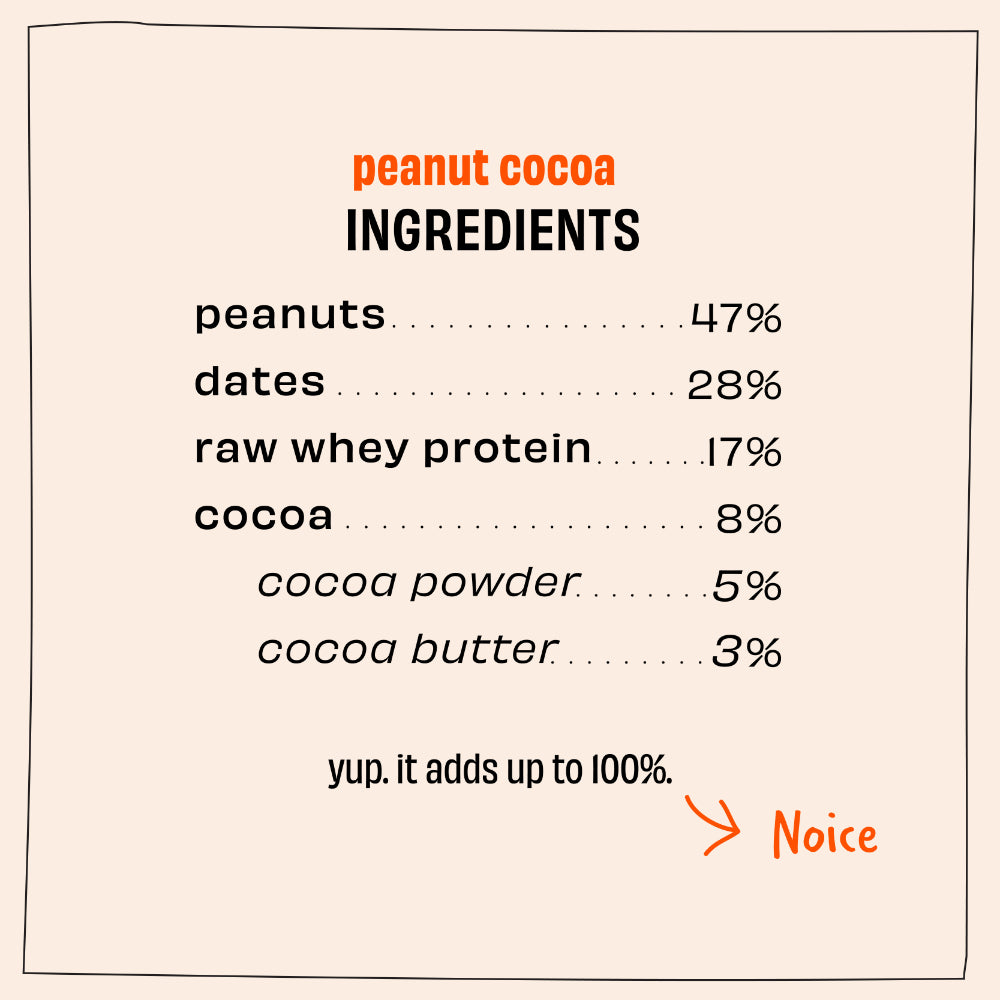 The Whole Truth Peanut Cocoa 15G Protein Bar 52G