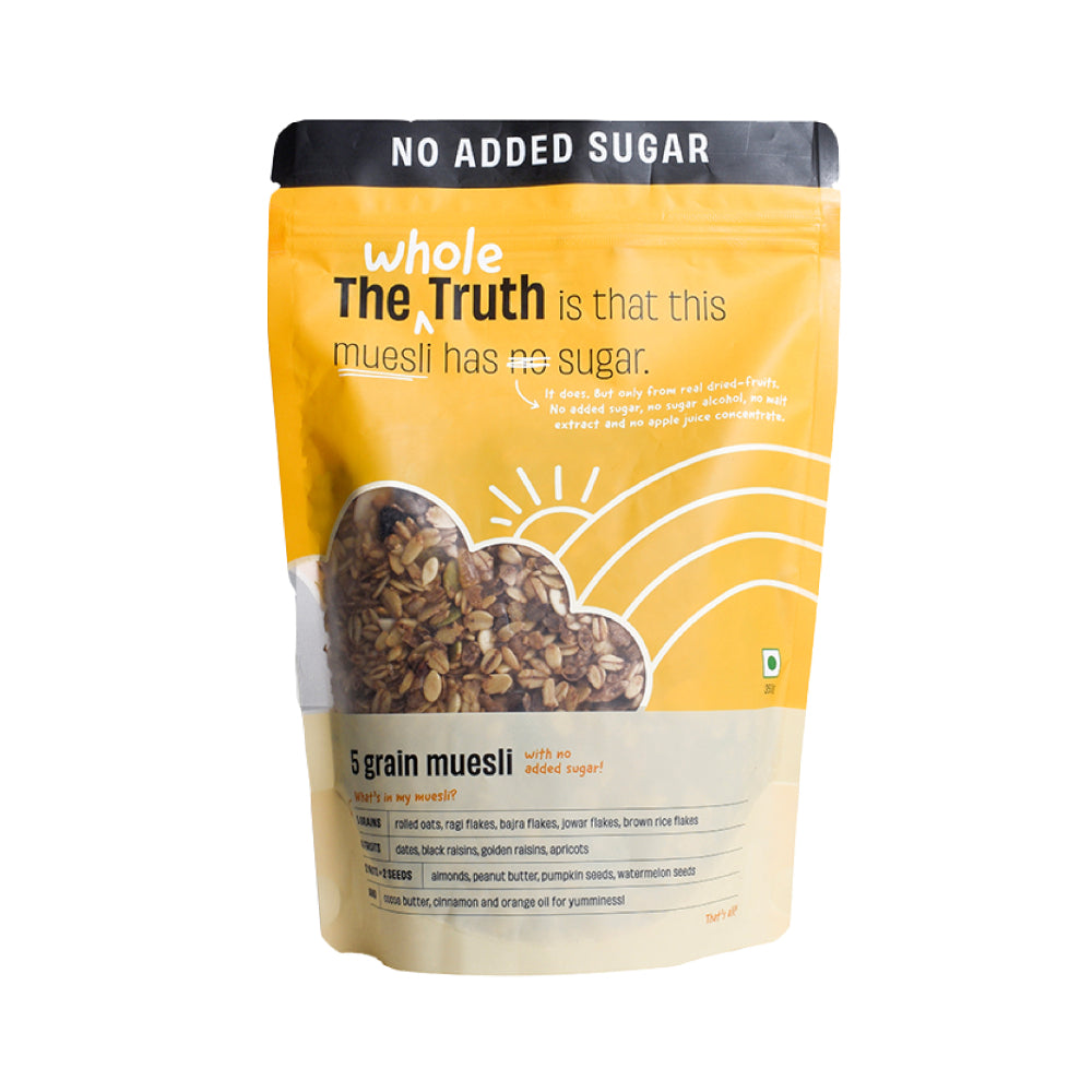 The Whole Truth 5Grain Muesli No Added Sugar 350G