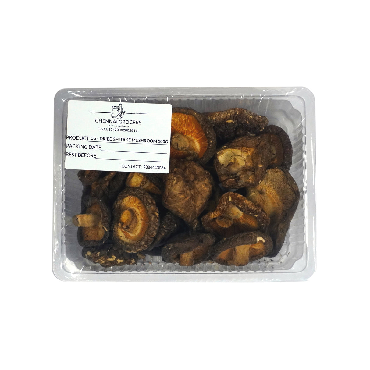 Cg Dried Shitake Mushrooms 100G