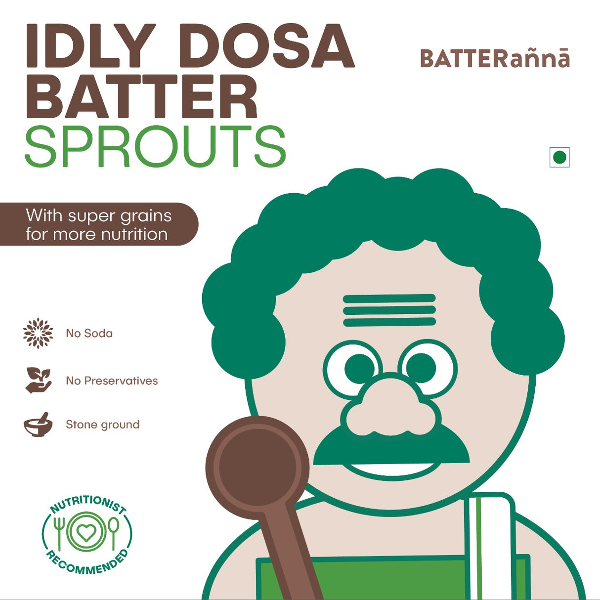 Sprouted Idly Dosa Batter 500g